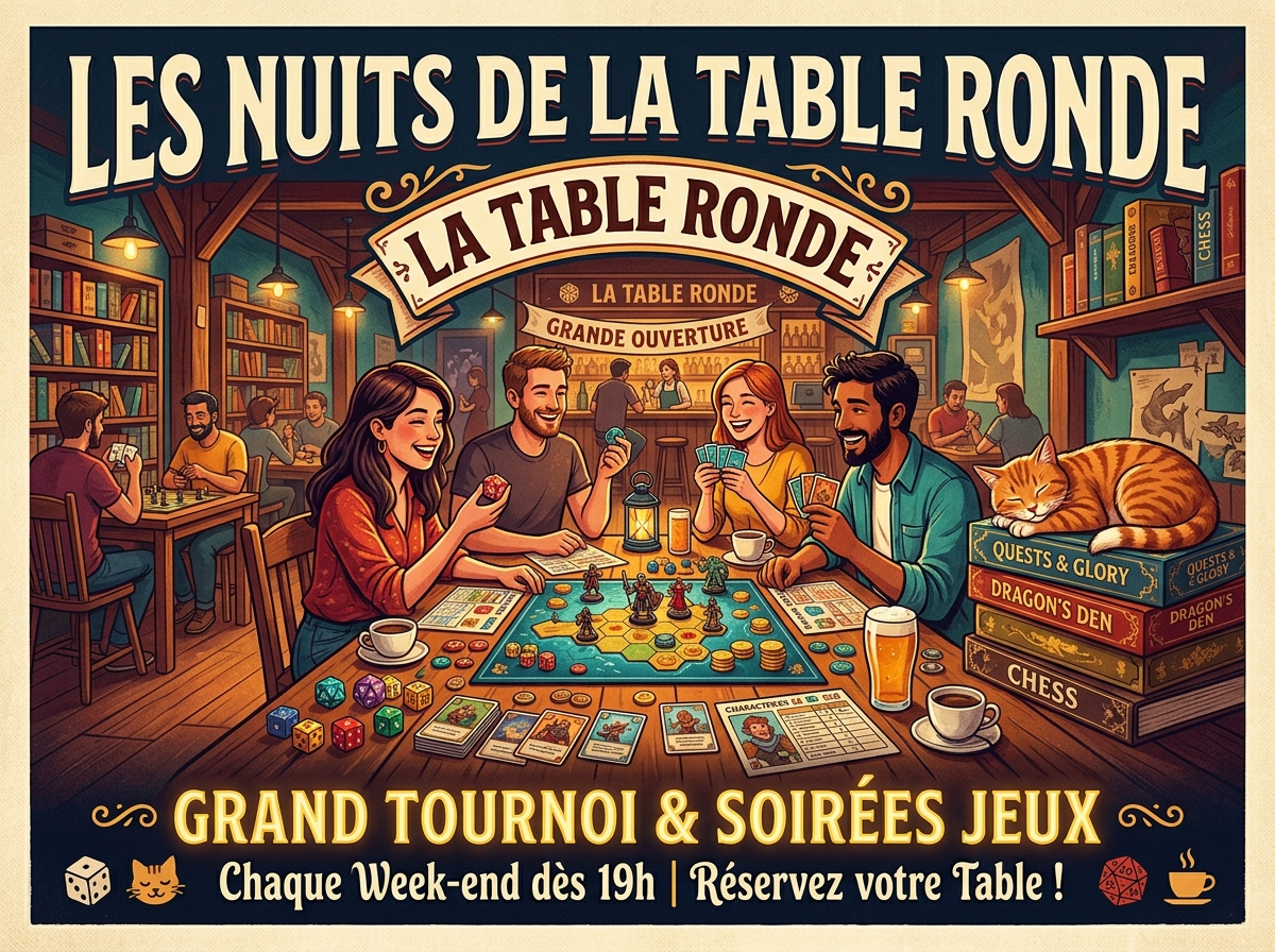 Affiche officielle Les Nuits de La Table Ronde