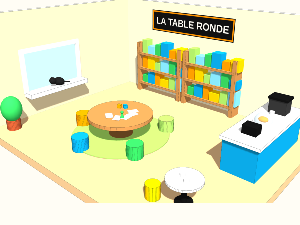 Maquette 3D La Table Ronde