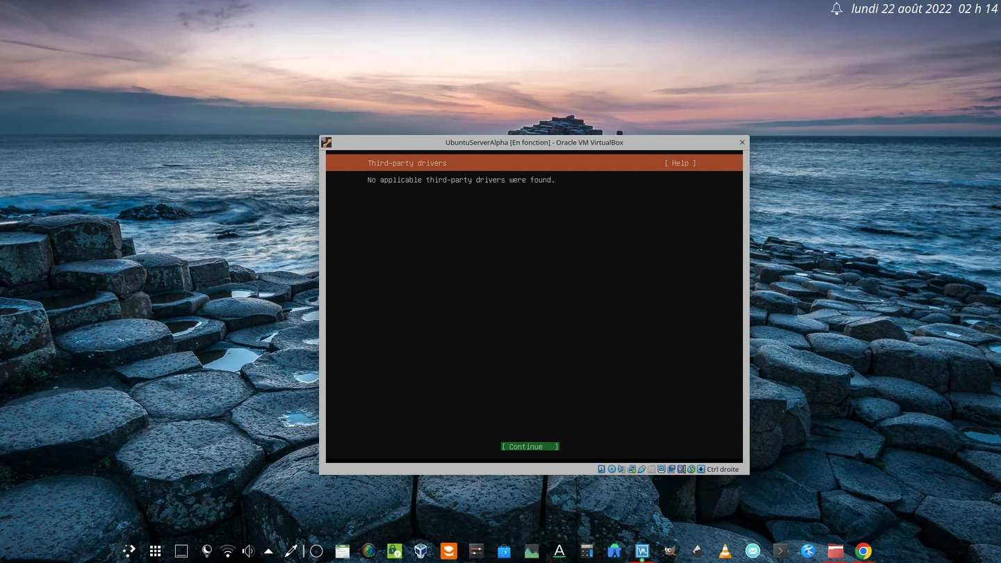Création de la machine virtuelle, étape 41 sur 53