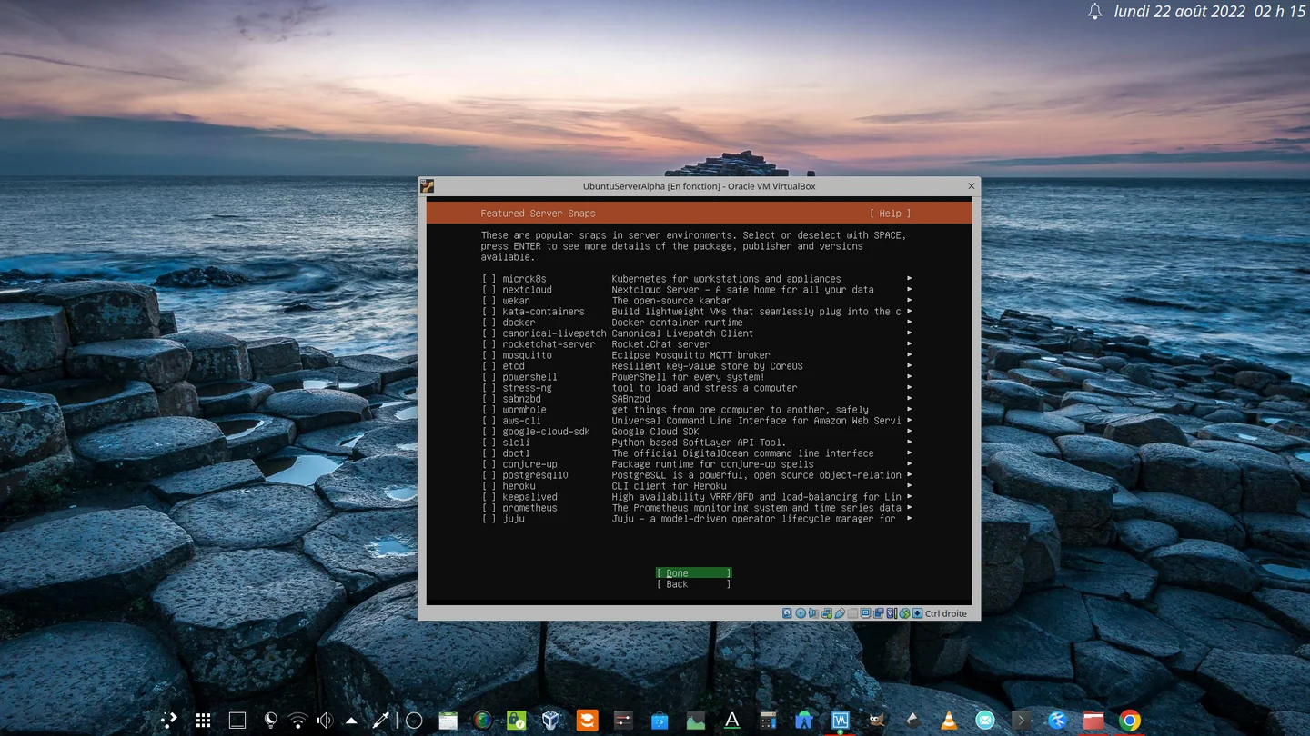 Création de la machine virtuelle, étape 42 sur 53