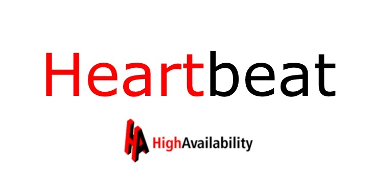Schéma du fonctionnement de Heartbeat entre un serveur actif et un serveur passif