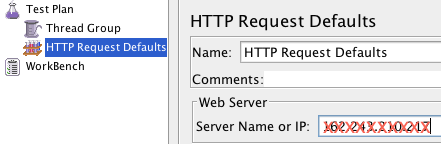 HTTP Request Defaults dans JMeter